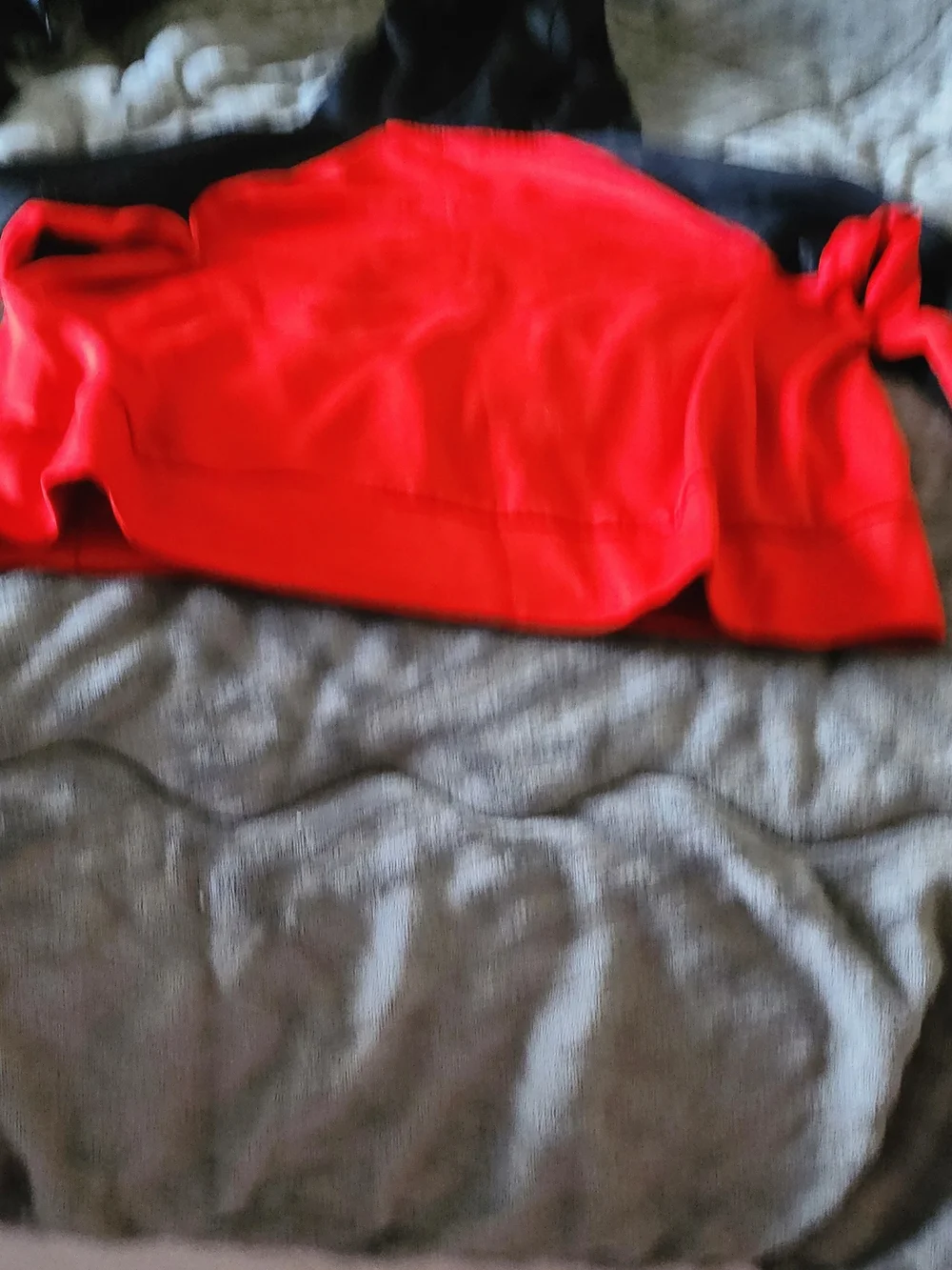 Nike Kids Red and Black Hoodie Sweatshirt